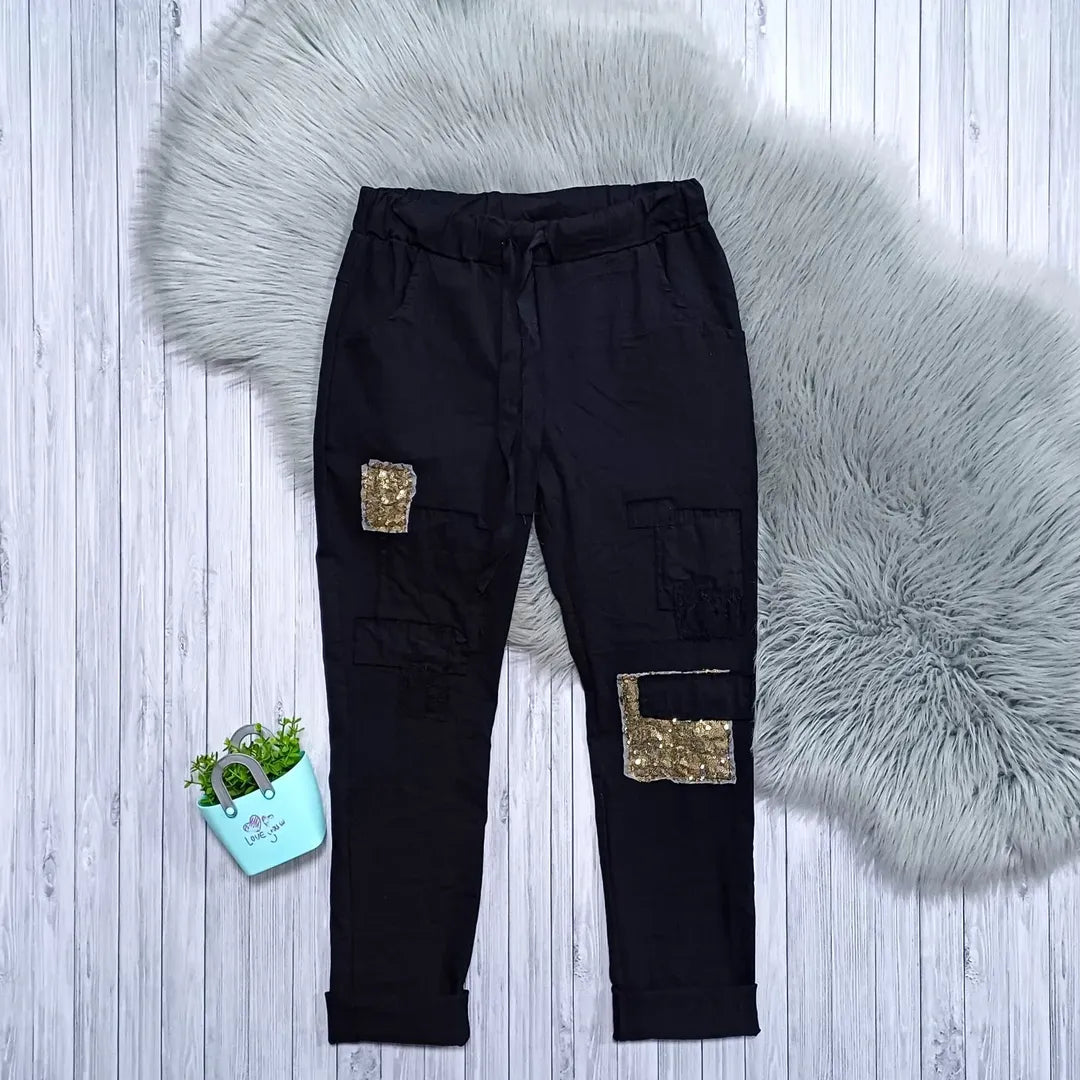 JOGGERS ITALIANOS DE MUJER ONE SIZE