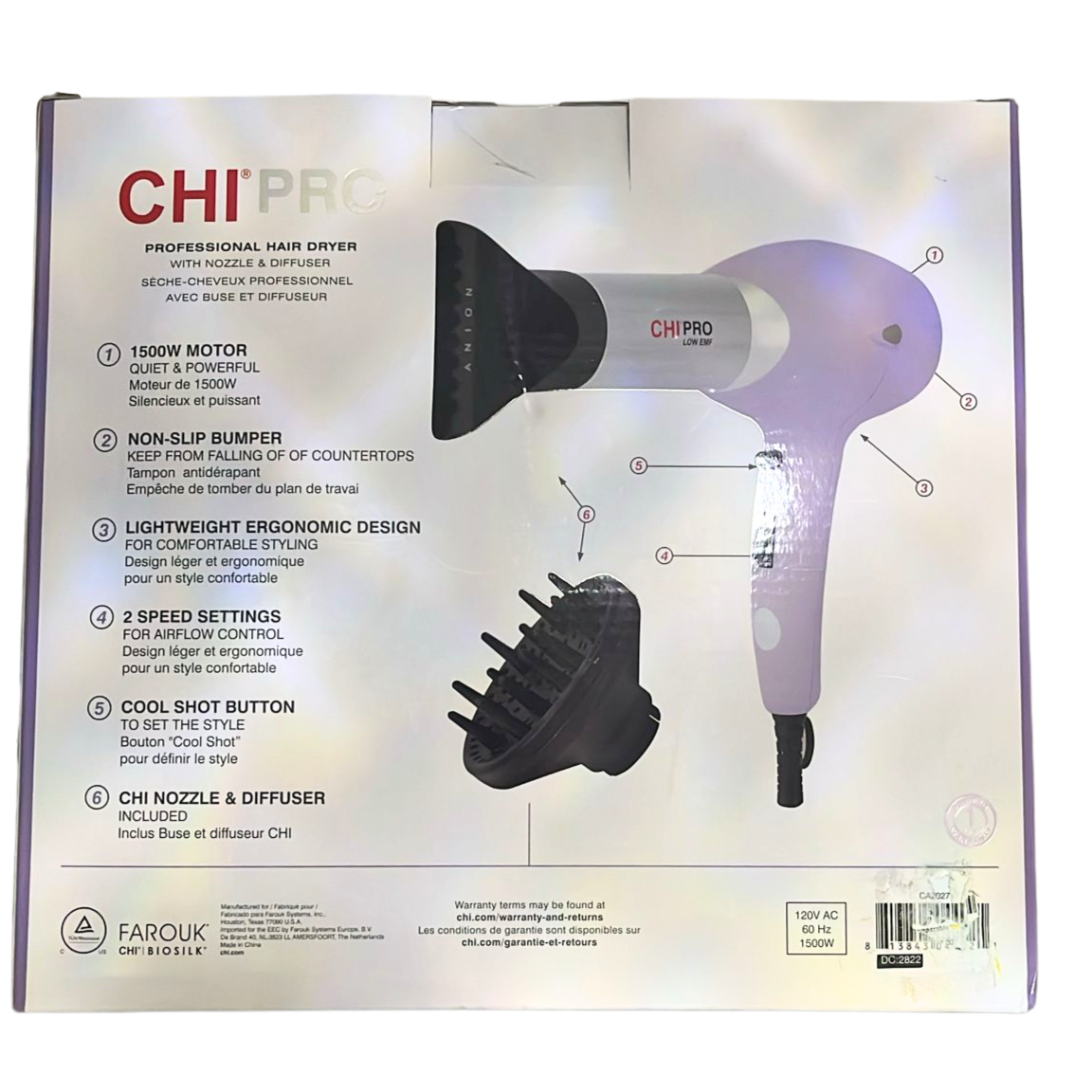 CHI PRO SECADOR DE PELO PROFESIONAL