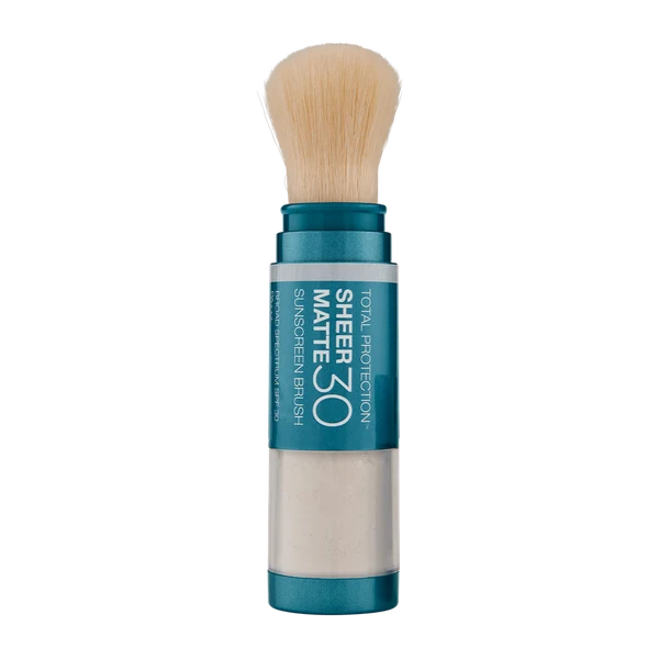 COLORESCIENCE – PROTECTOR SOLAR EN POLVO CON BROCHA, ACABADO MATE FPS 30