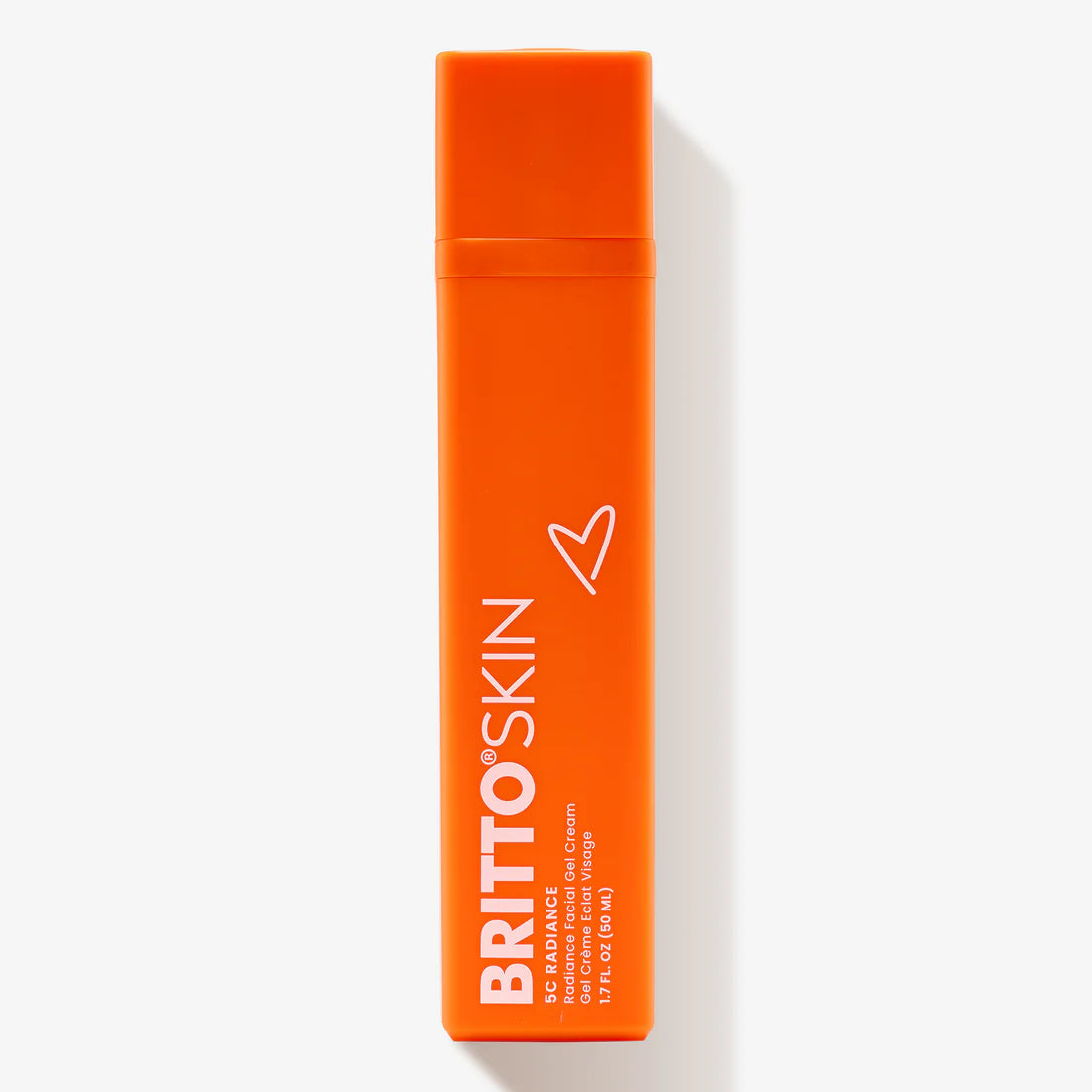 BRITTO SKIN CREMA FACIAL EN GEL RADIANTE - COMPLEJO DE VITAMINA C 1.7 OZ VEGAN 100%