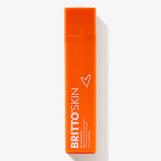 BRITTO SKIN CREMA FACIAL EN GEL RADIANTE - COMPLEJO DE VITAMINA C 1.7 OZ VEGAN 100%