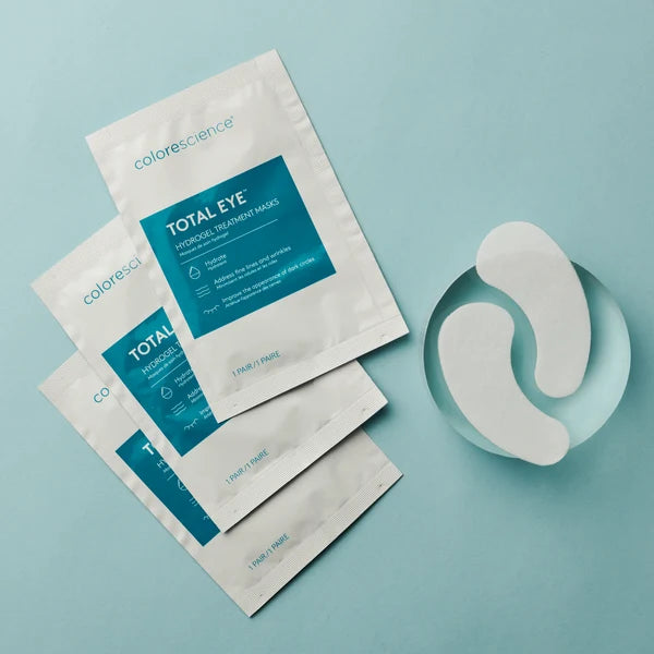 COLORESCIENCE – MASCARILLAS DE HIDROGEL PARA EL CONTORNO DE OJOS (12 UNIDADES)