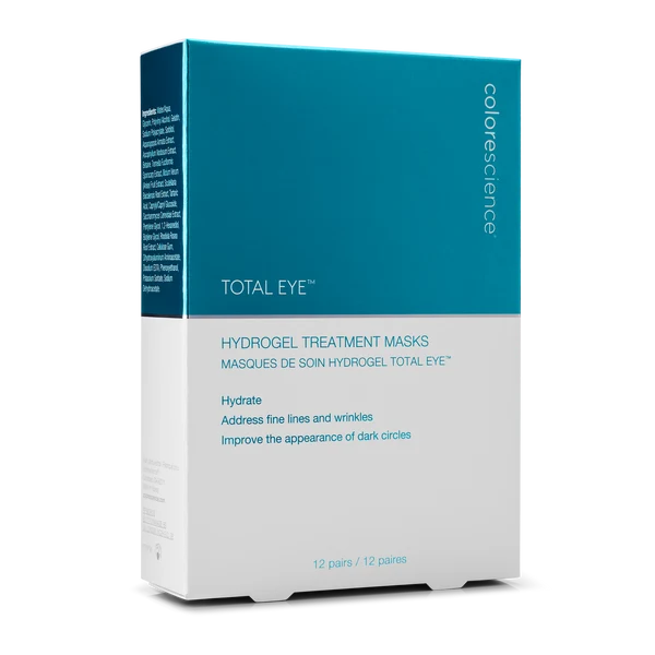 COLORESCIENCE – MASCARILLAS DE HIDROGEL PARA EL CONTORNO DE OJOS (12 UNIDADES)