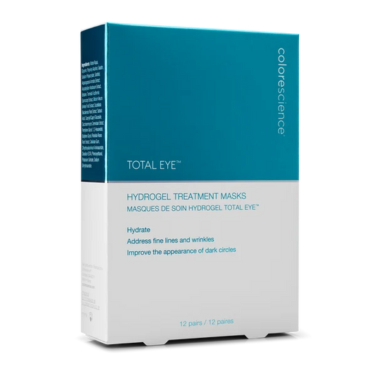 COLORESCIENCE – MASCARILLAS DE HIDROGEL PARA EL CONTORNO DE OJOS (12 UNIDADES)